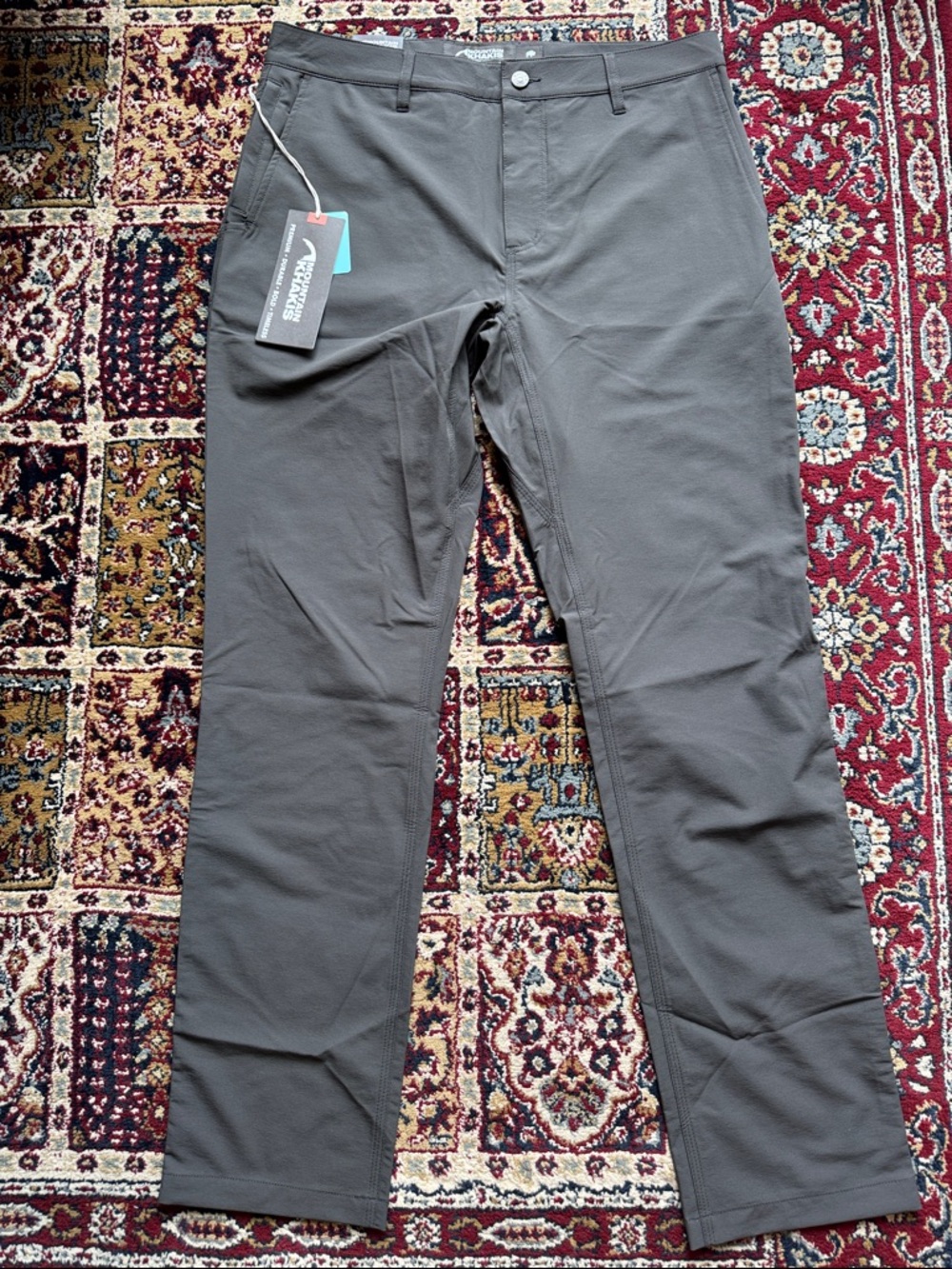 Mountain Khakis Rover Hybrid Pant - Grey - 34 x 32